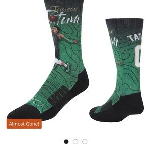 3 different pairs of stride line socks